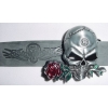Czaszka z różą skull klamra 3D (id: 2384)